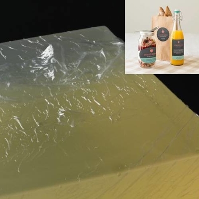 Yastık Şeklinde Ambalaj Sıcak Eriyik Yapıştırıcı 25kg Basınca Duyarlı Yapıştırıcı Yapıştırıcı